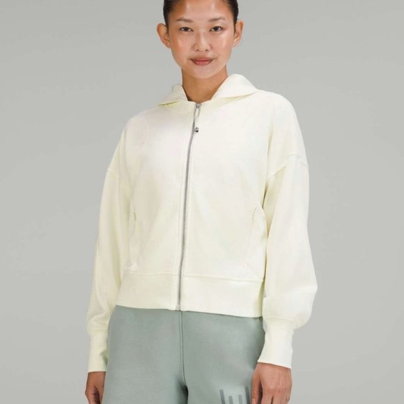 lululemon athletica Jackets & Blazers - Lululemon Softstreme Pocketed Hoodie in Lemon Sorbet